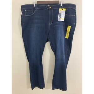 Levi Strauss Women Jeans 28S Mid Rise Straight Simple Stretch premium signature